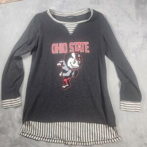 Game‎ Day Couture Ohio State Womens Long Sleeve High-LowTop M/L